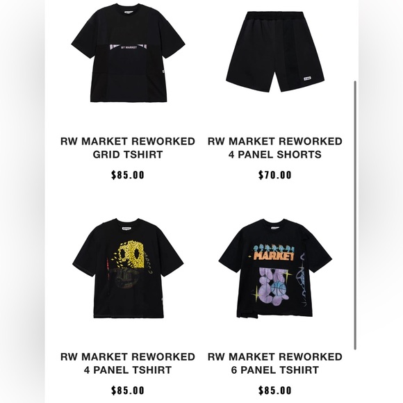 RW Market Reworked 3 Panel Tshirt - Picture 4 of 7